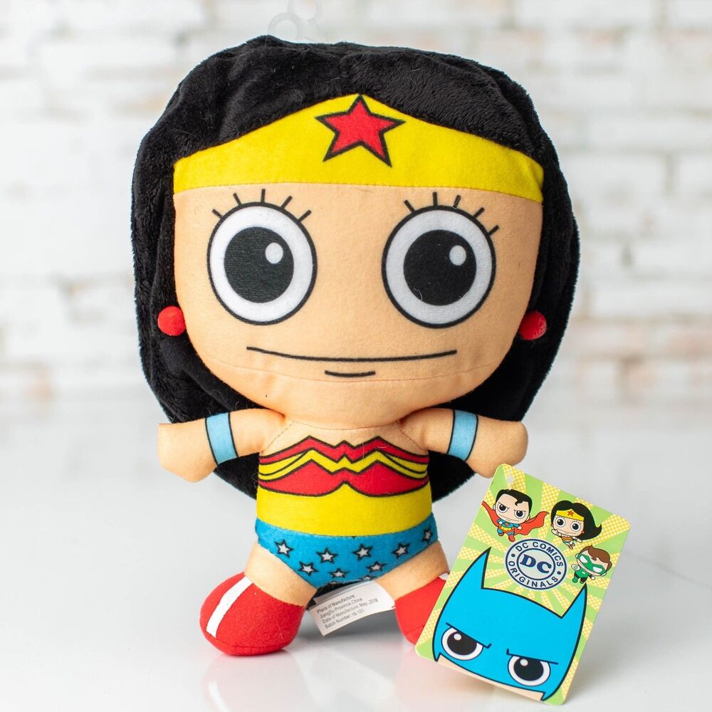DC Comics Wonder Woman 11" Plush Toy Factory Caricature Doll w/ Tags